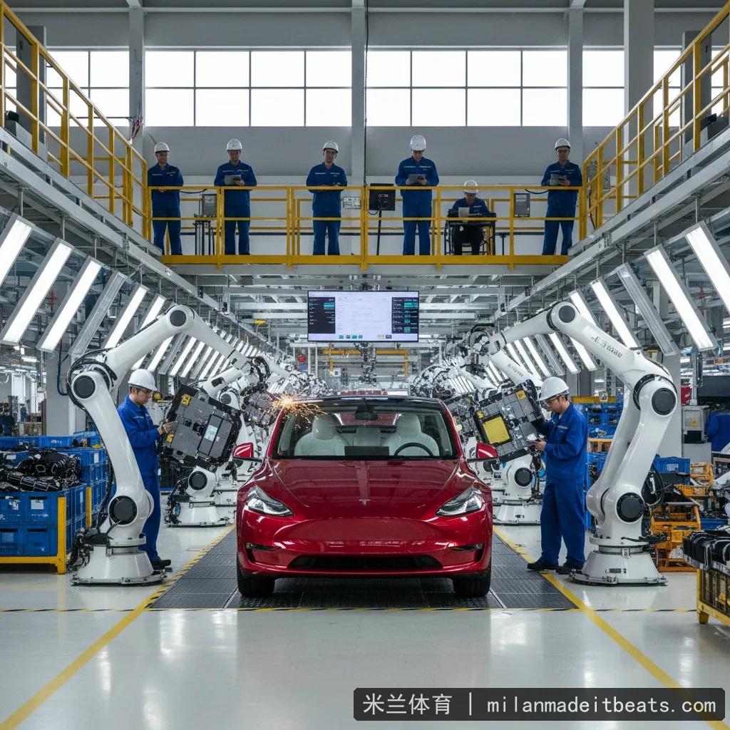 米兰体育 - 特斯拉上海工厂智能制造升级：全新机器人投产引发行业关注 配图1