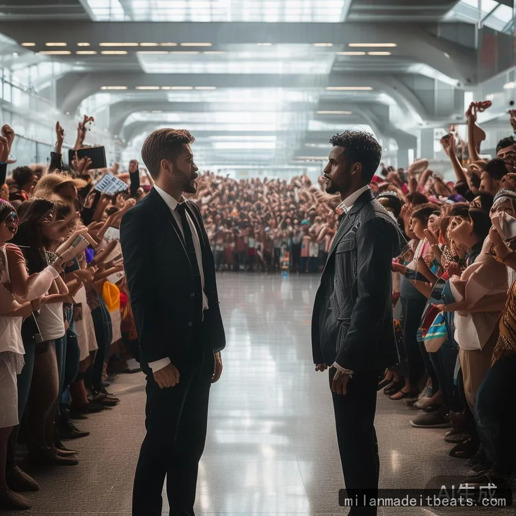 米兰体育 - 近期明星机场冲突事件 米兰体育 引热议，粉丝站队成焦点 配图1